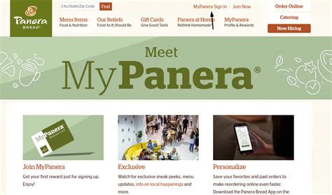 panera my account.